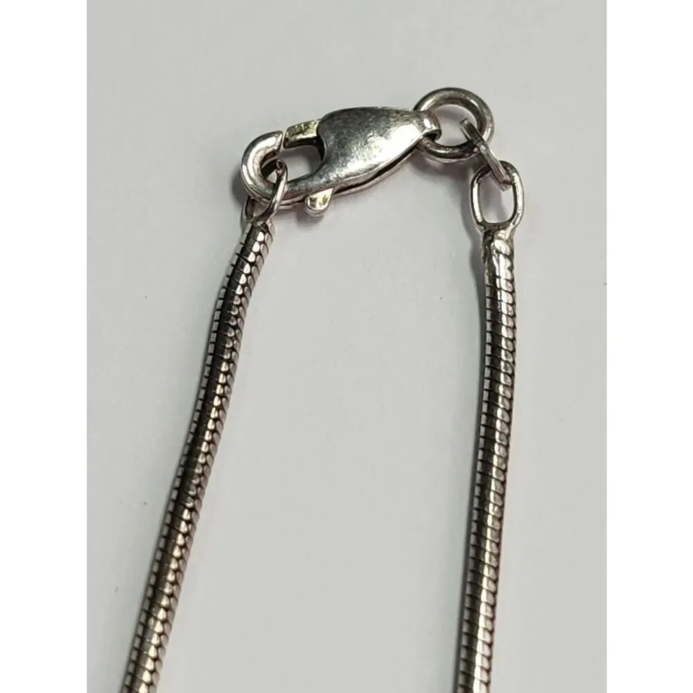 Sterling Silver Snake Chain Necklace  19